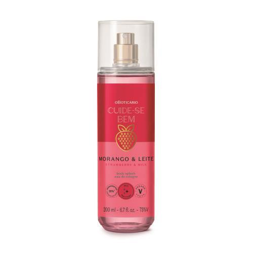Body Splash Morango e Leite